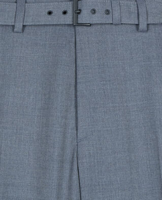The Kooples MEN BLUE blue wool suit trousers