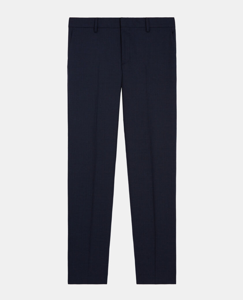 The Kooples MEN NAVY navy blue wool suit pants