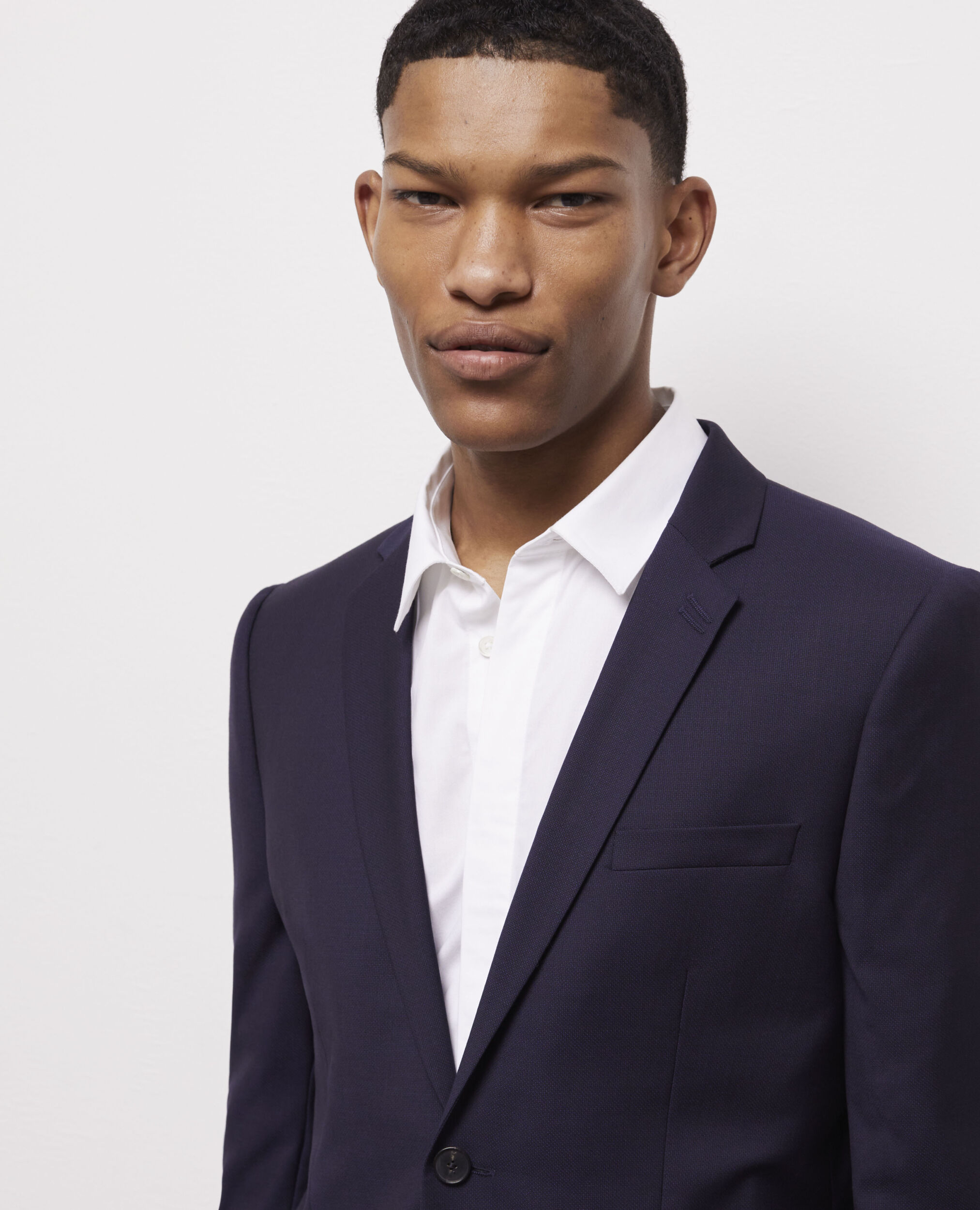 Veste de costume bleu marine, NAVY, hi-res image number null