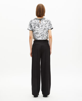 The Kooples WOMEN SILVER silver sequin crop top