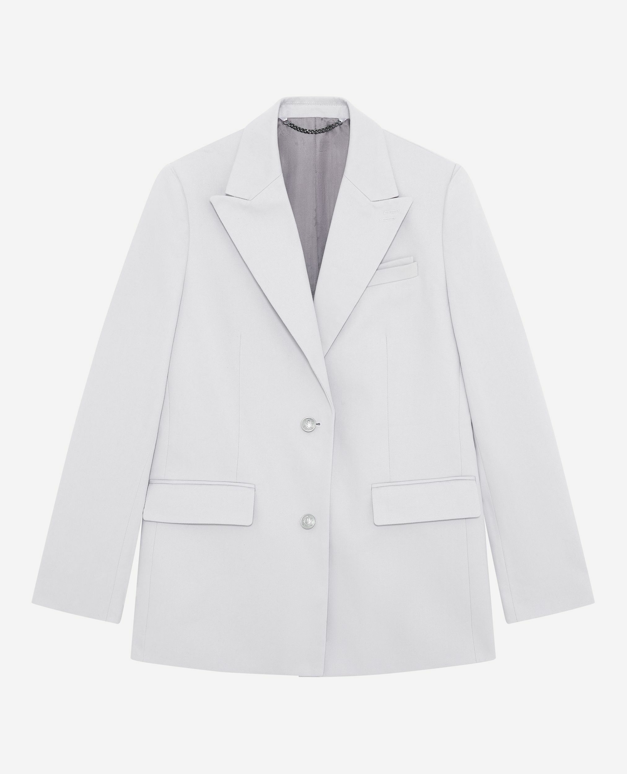 Lilac straight suit jacket, LIGHT PURPLE, hi-res image number null