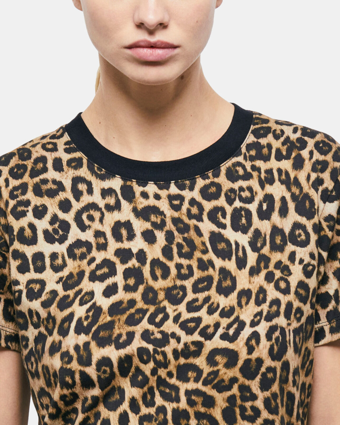 The Kooples FEMME LEOPARD t-shirt femme léopard