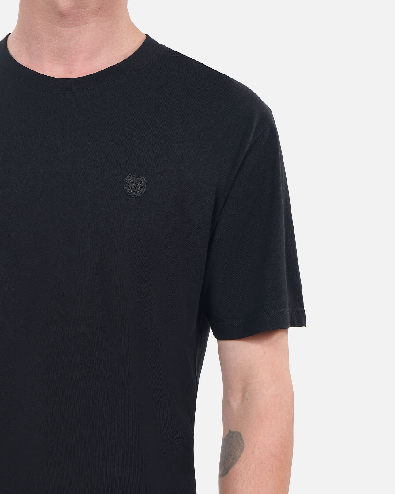 The Kooples MEN BLACK black blazon t-shirt