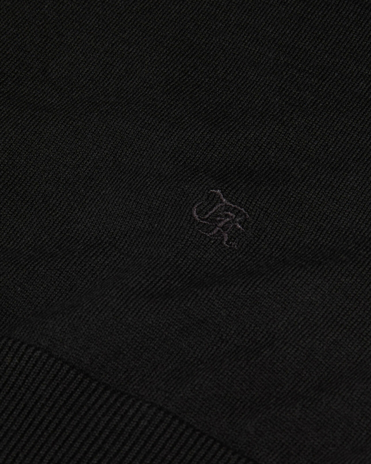 The Kooples HERREN BLACK schwarzer wollpullover