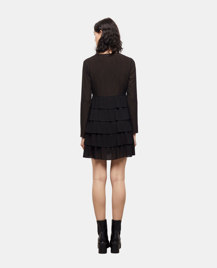 The Kooples FEMME BLACK robe courte noire