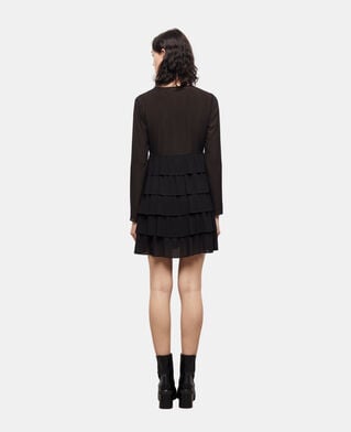 The Kooples FEMME BLACK robe courte noire