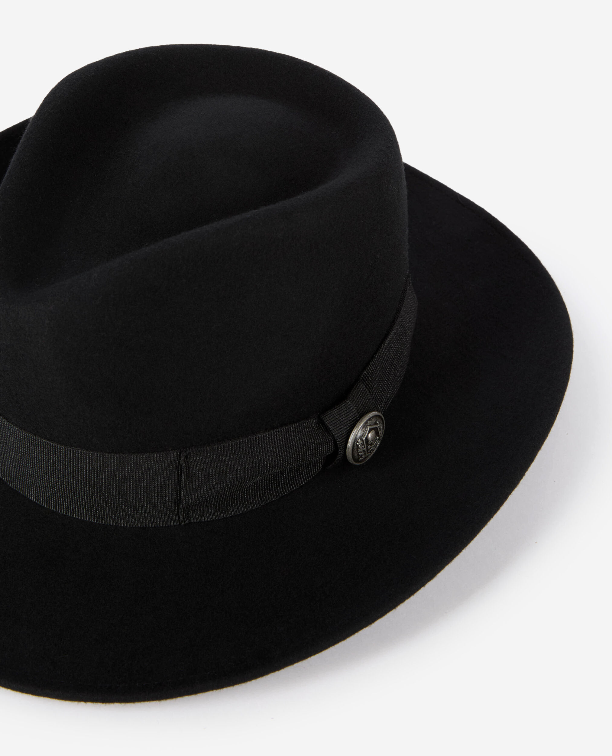 Chapeau en laine noir, BLACK, hi-res image number null