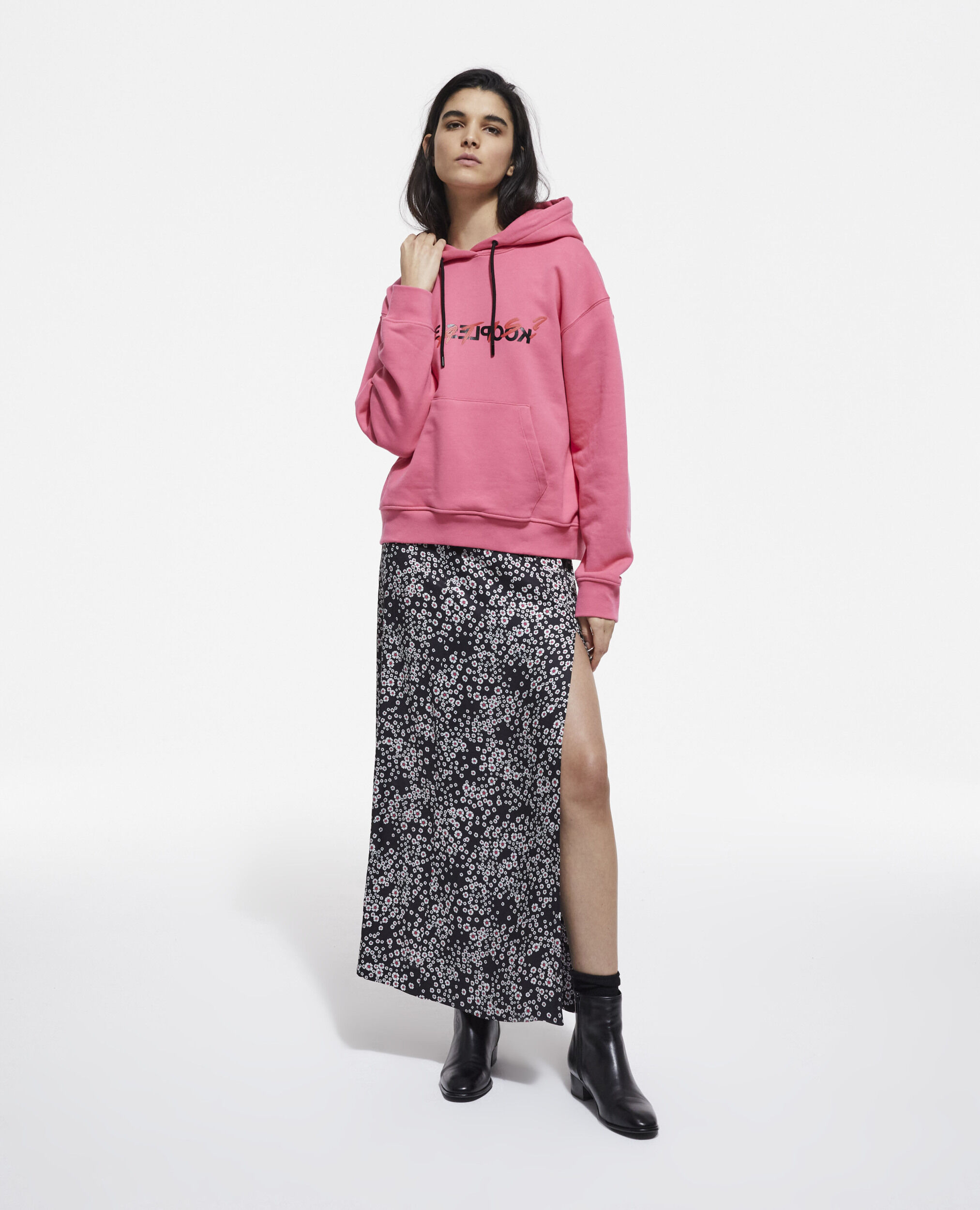 Pink What is sweatshirt, OLD ROSE, hi-res image number null