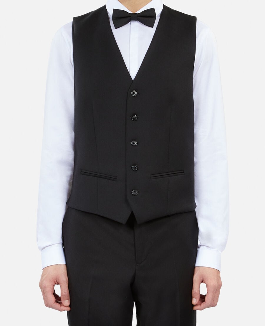 The Kooples HOMBRE BLACK pajarita de seda negra