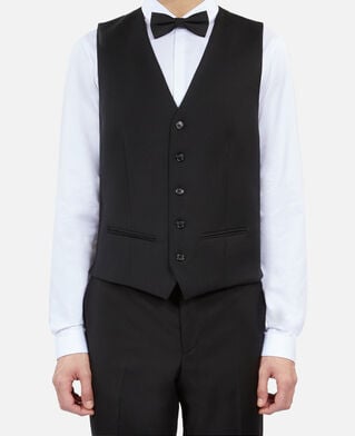 The Kooples MEN BLACK black silk bow tie