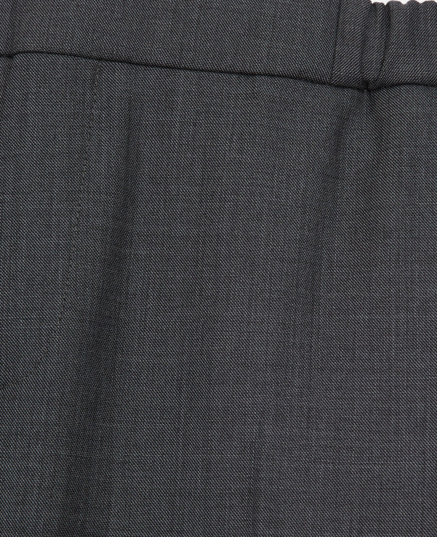pantalon de costume en laine gris
