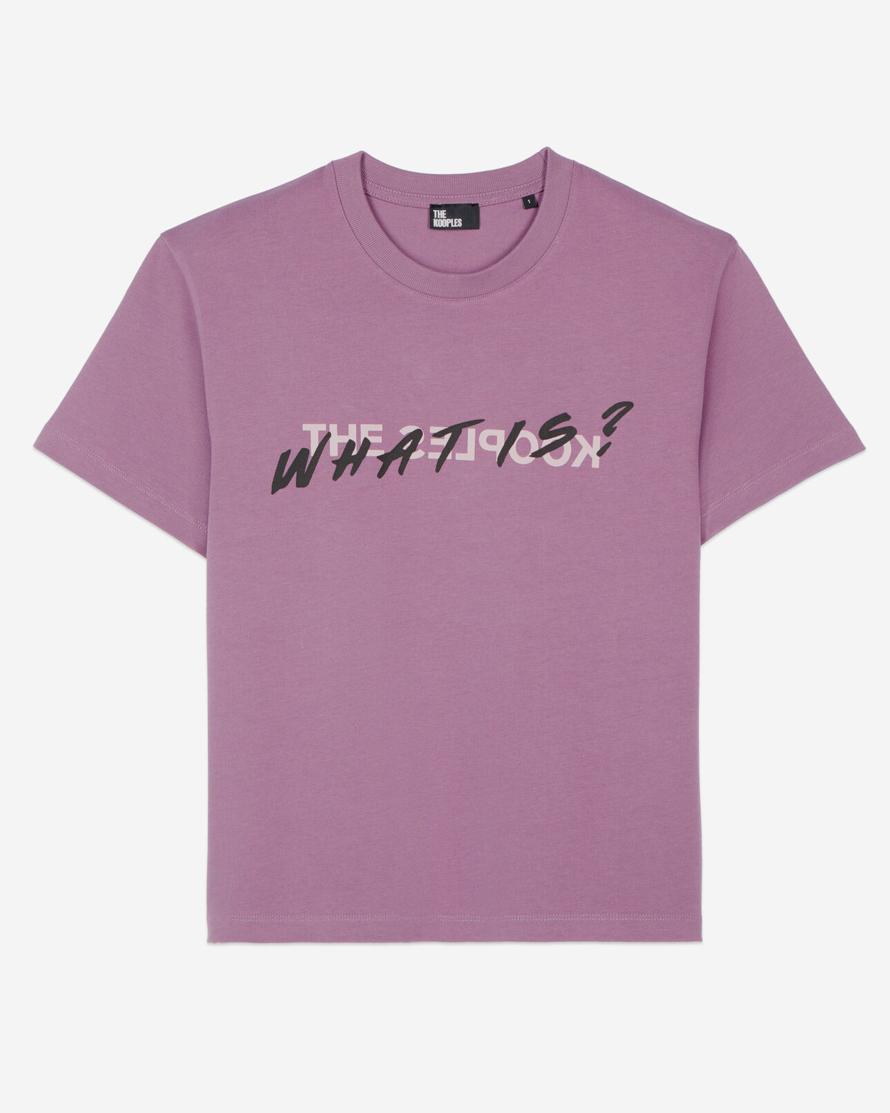 The Kooples FEMME PRUNE t-shirt what is violet 
