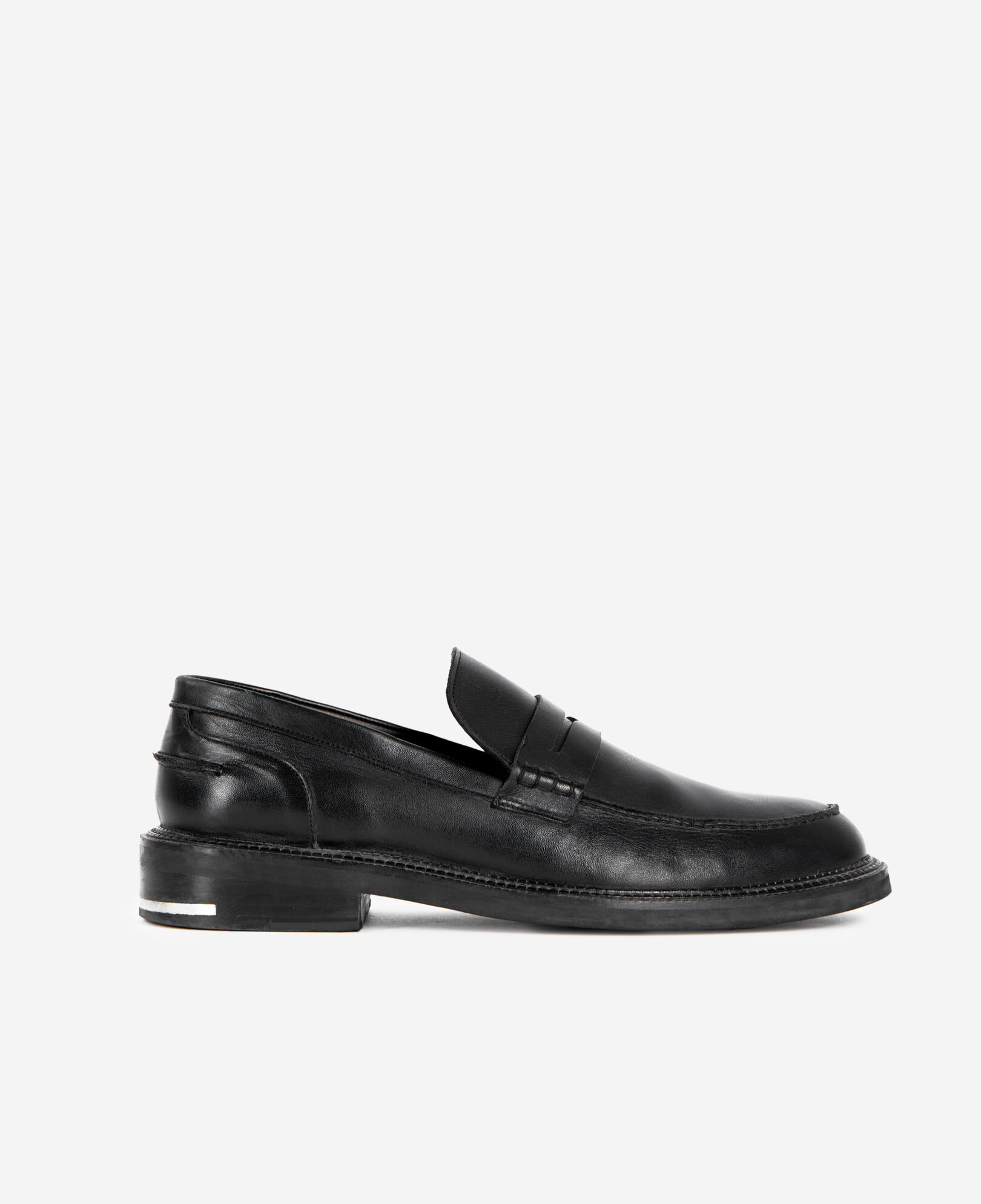 The Kooples HOMBRE BLACK mocasines penny piel negros
