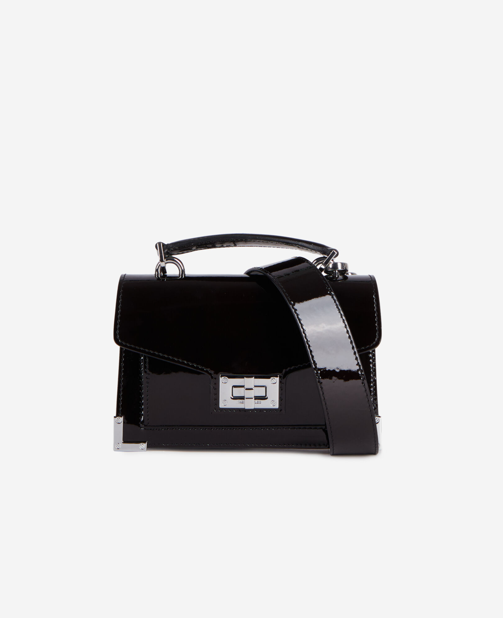 The Kooples DAMEN BLACK emily new nano tasche aus schwarzem leder