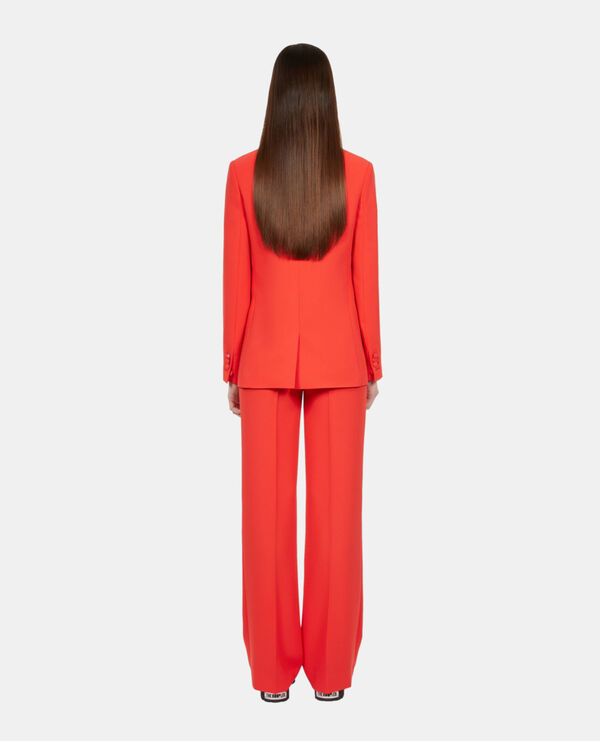 The Kooples FEMME RED veste tailleur en crêpe rouge