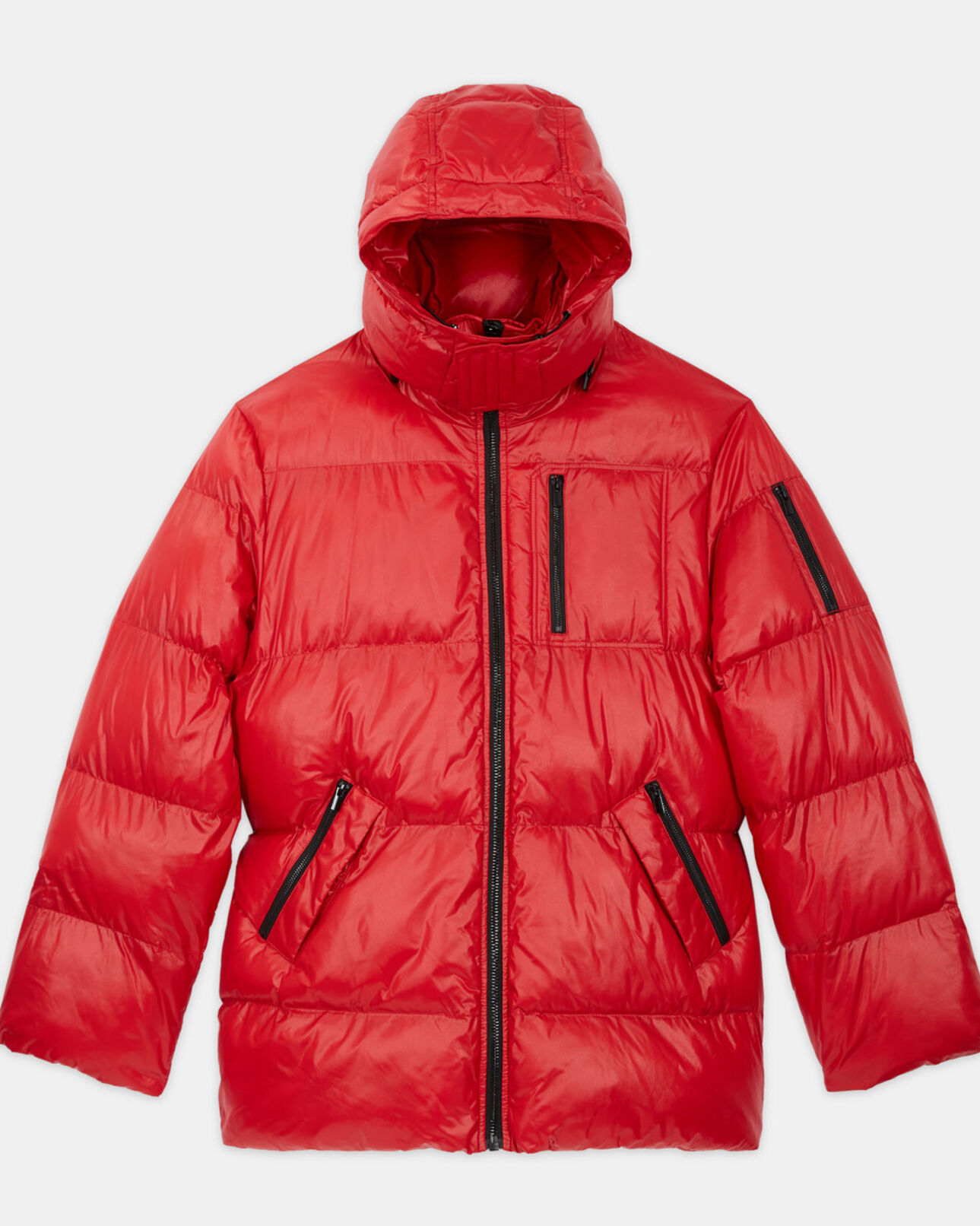 The Kooples MEN TANGO RED red down jacket
