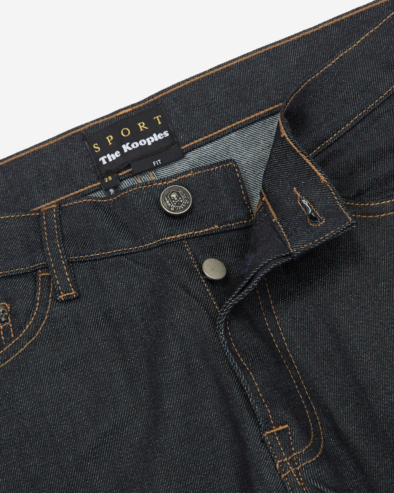 The Kooples HOMBRE BLUE BRUT vaqueros azules en bruto ajustados