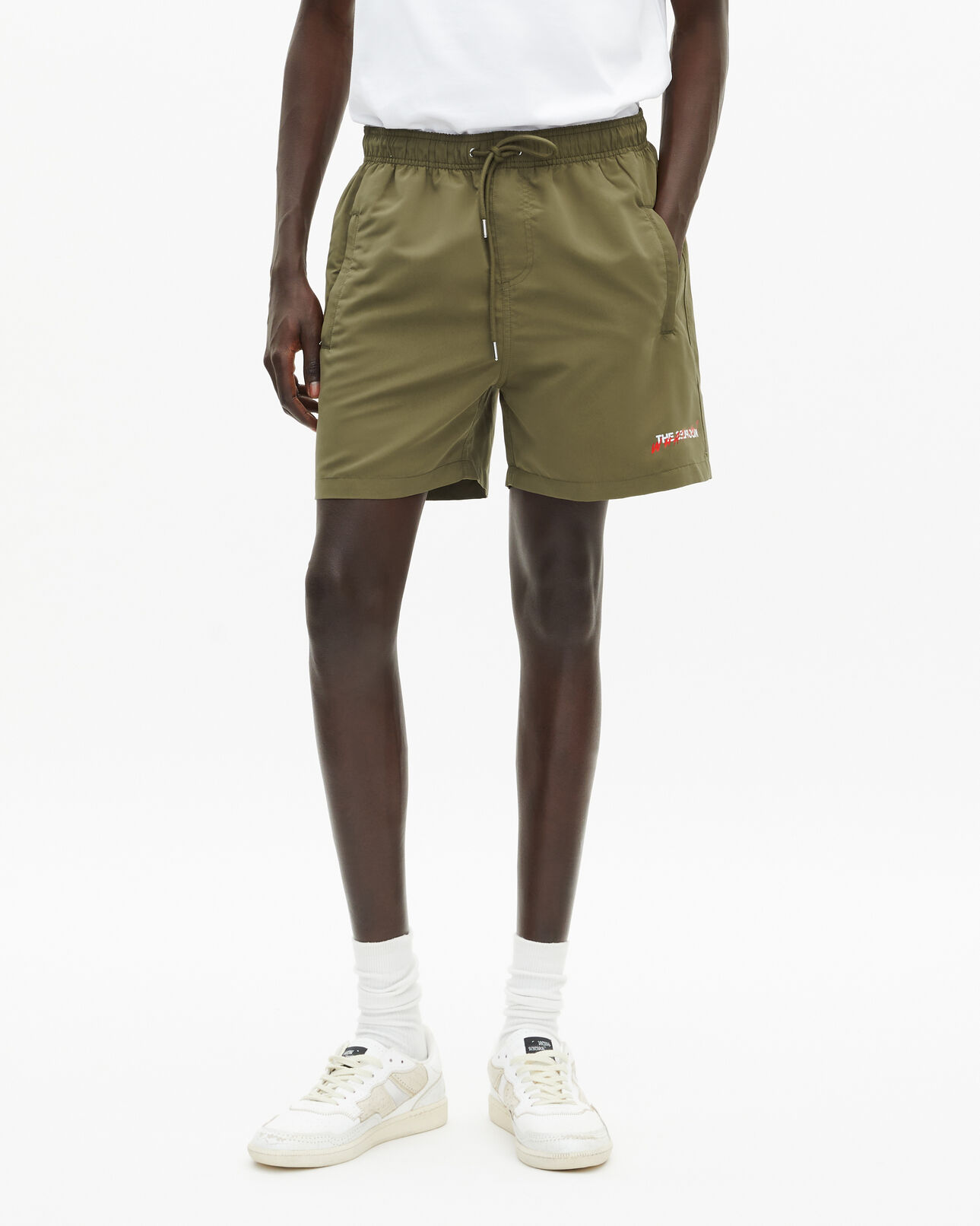 The Kooples MEN KAKI khaki what is swimsuit