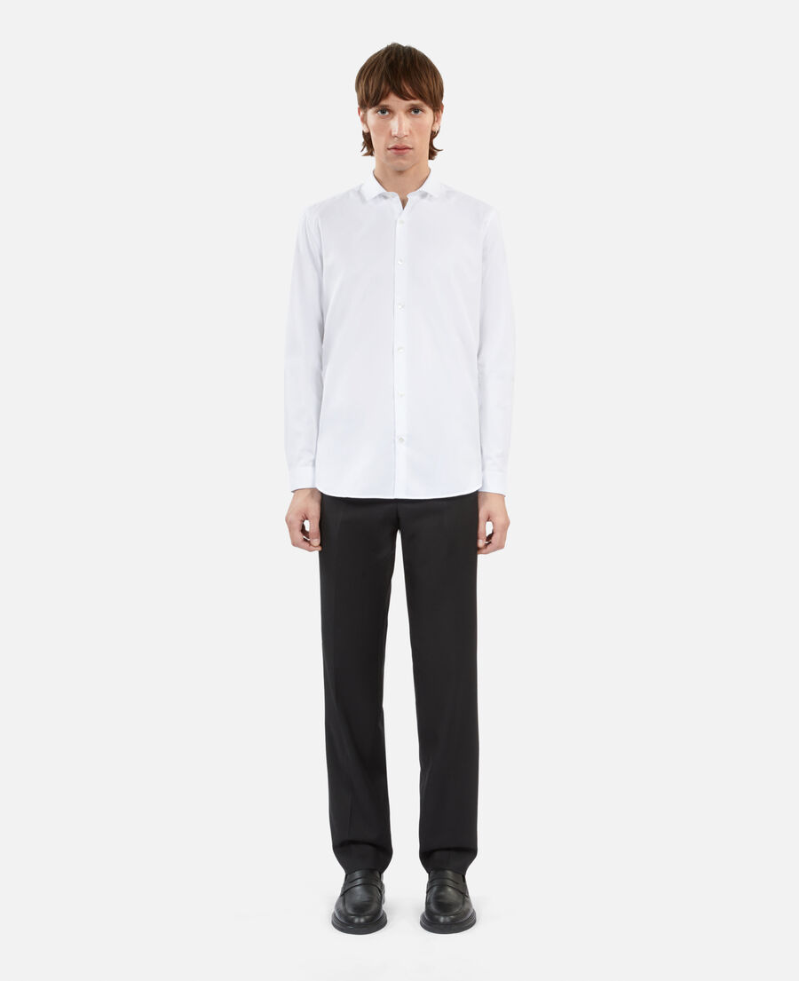 The Kooples MEN WHITE white cotton formal shirt