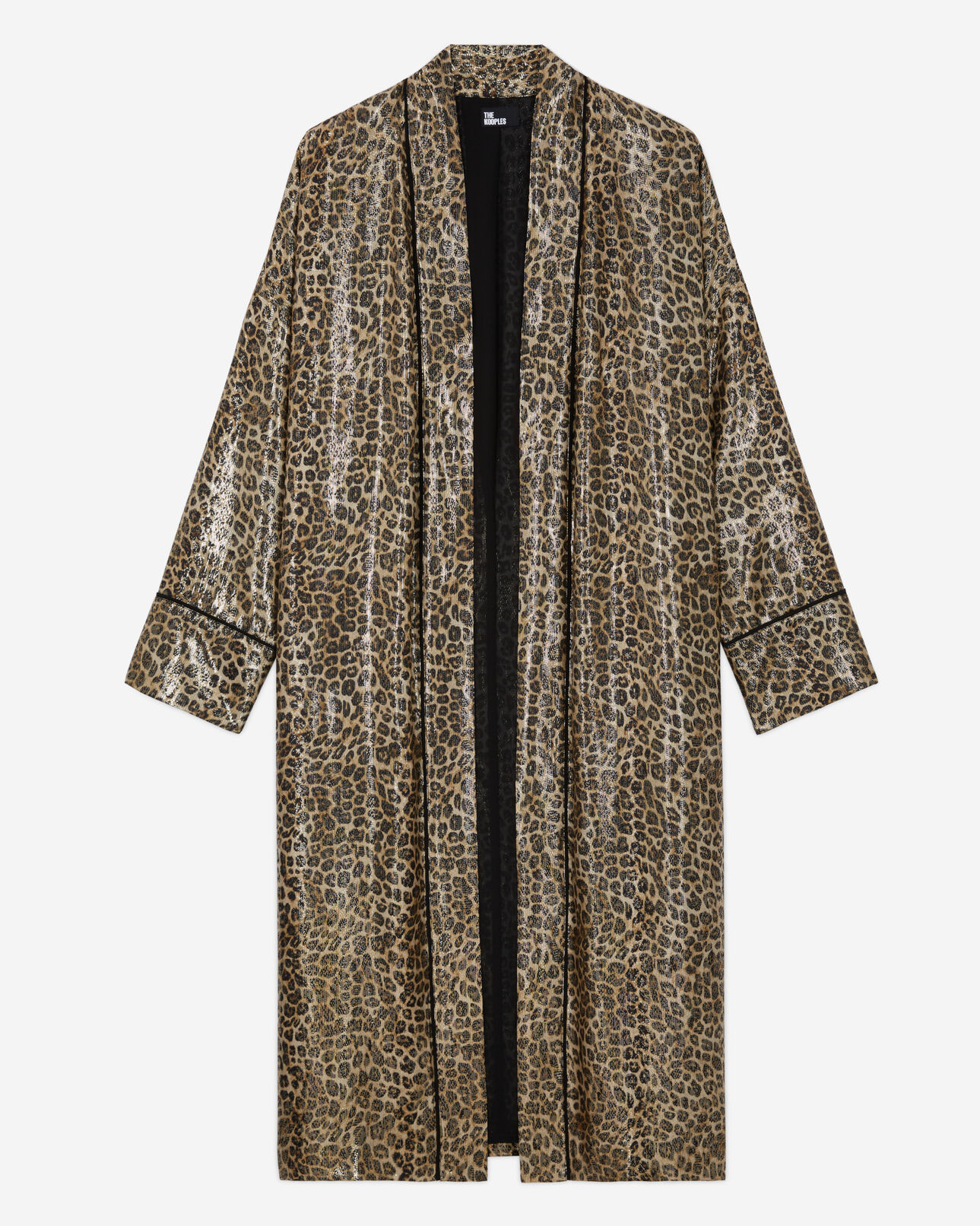 The Kooples FEMME LEOPARD kimono léopard