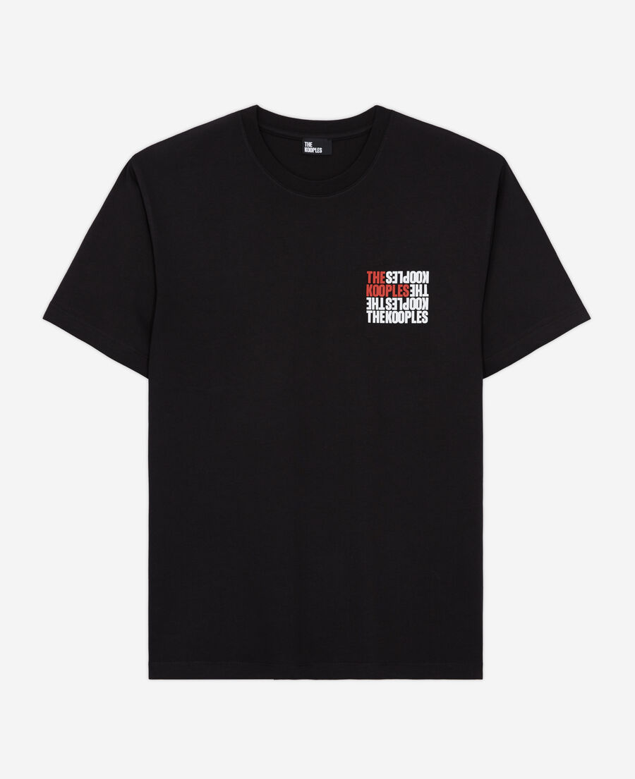 t-shirt logo the kooples noir