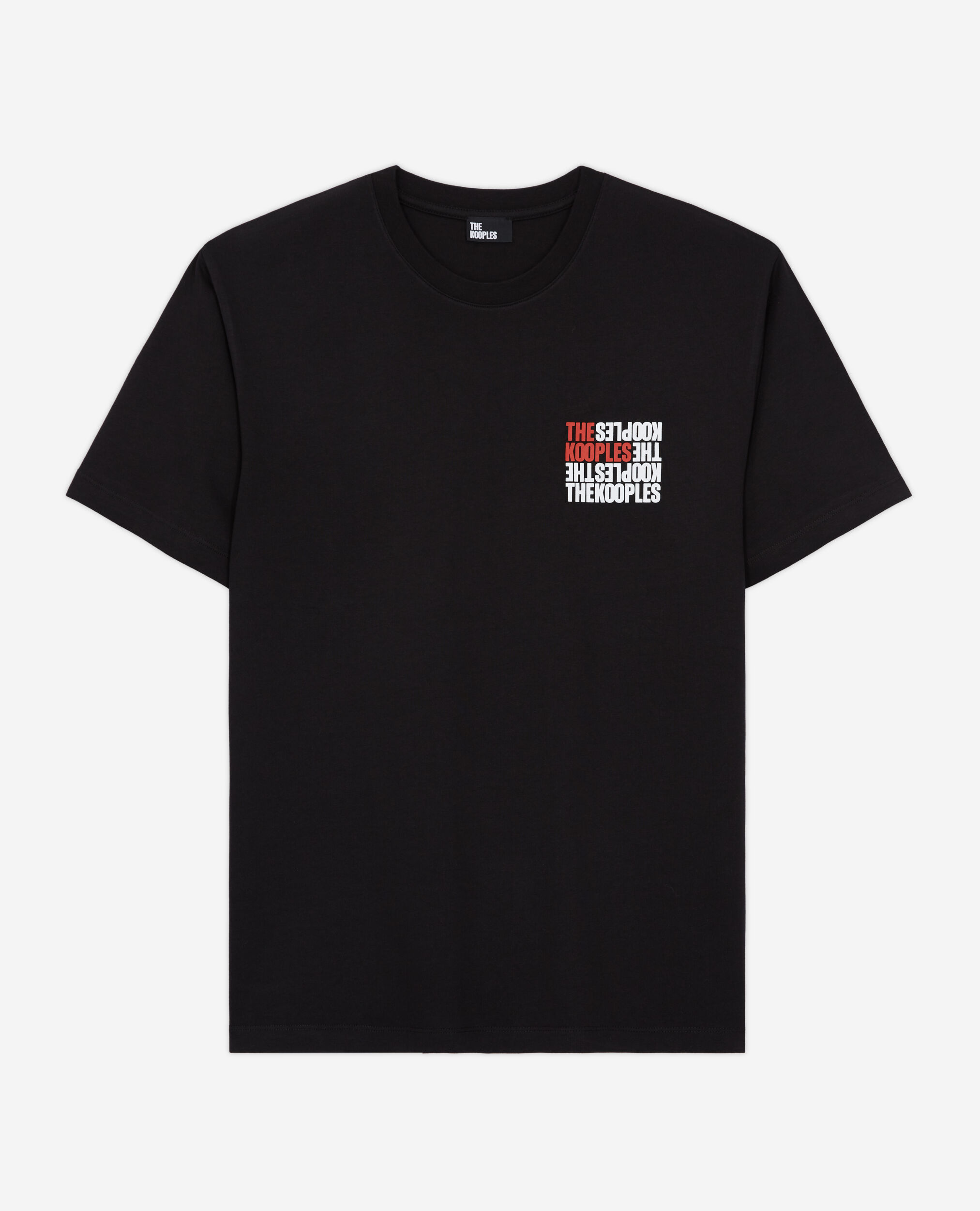 T-shirt logo The Kooples noir, BLACK, hi-res image number null