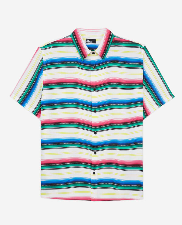 camisa informal estampada