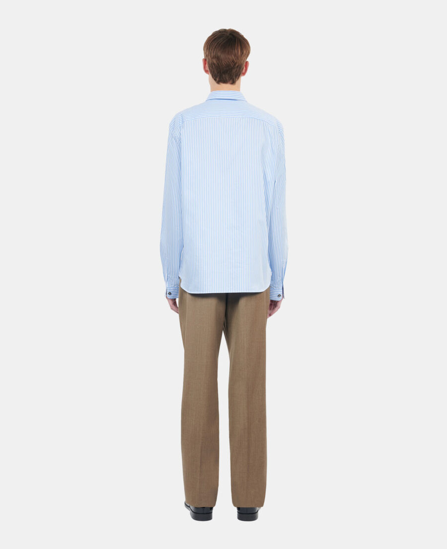 The Kooples H BLUE WHITE formal striped shirt