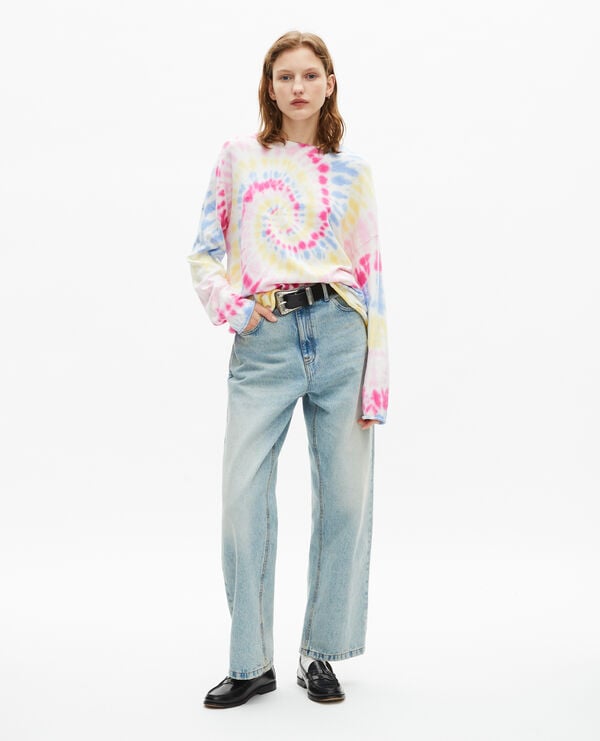 The Kooples WOMEN MULTICOLOR multicolor tie dye sweater