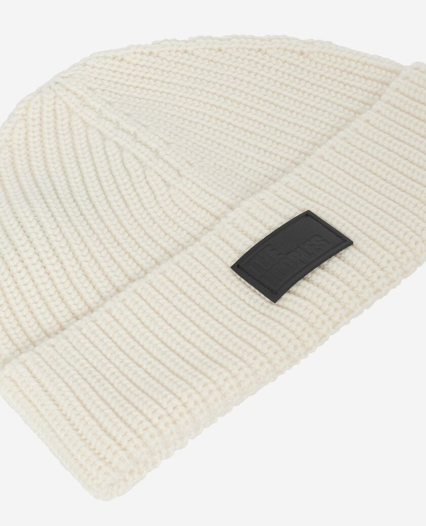 The Kooples HOMME ECRU bonnet à revers écru