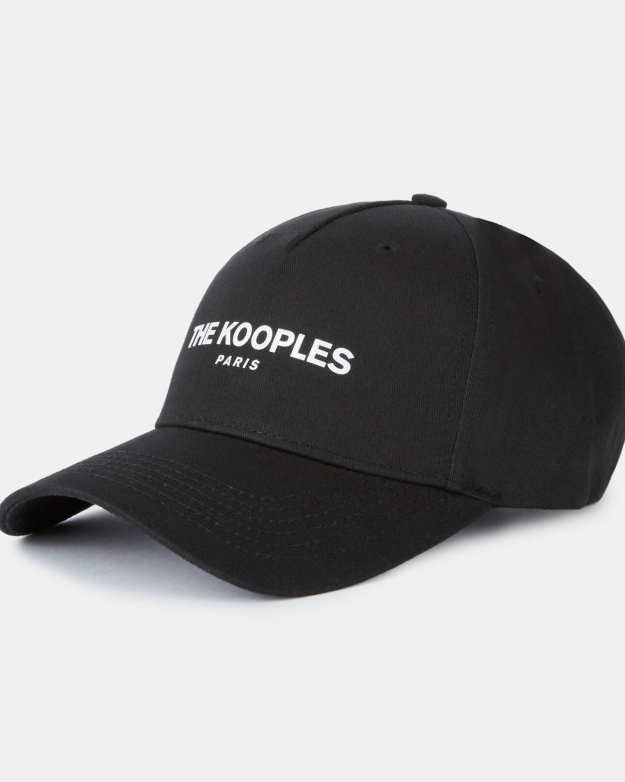 The Kooples HERREN BLACK WHITE schwarze kappe mit logo