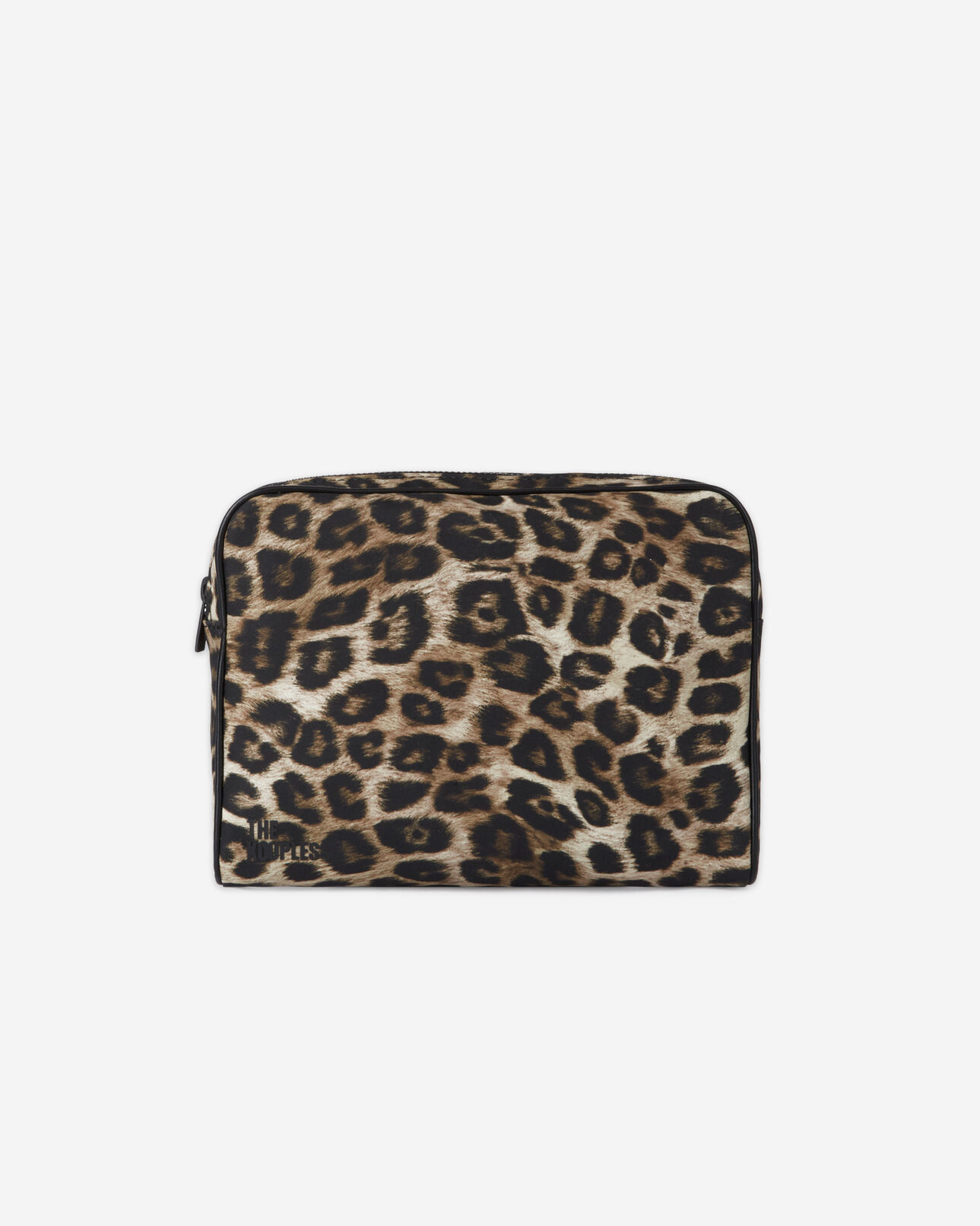 The Kooples MIXED LEOPARD leopard print pouch