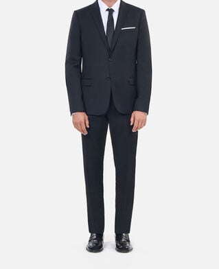 The Kooples H BLACK black wool suit fitted jacket