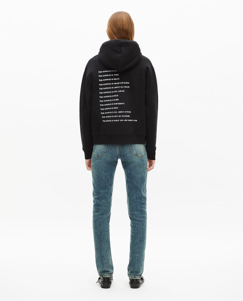 The Kooples WOMEN BLACK black what is hoodie