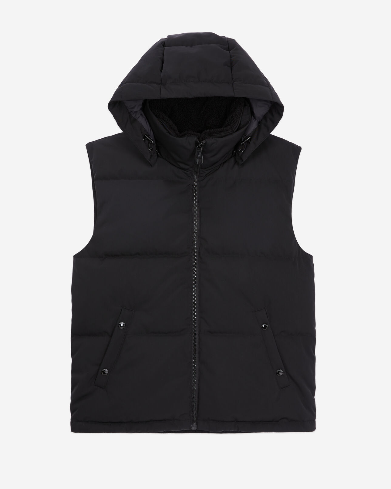 The Kooples HOMBRE BLACK anorak negro capucha sin mangas
