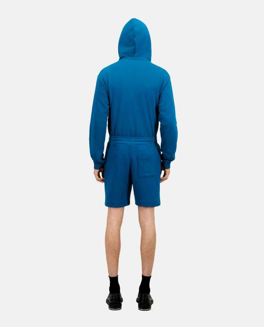 The Kooples MEN MEDIUM BLUE blue cotton shorts