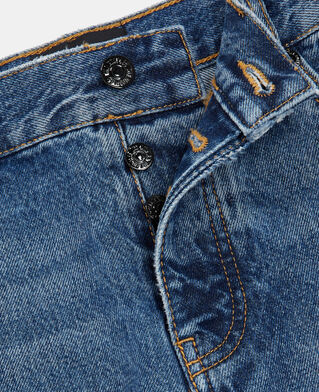 The Kooples H BLUE DENIM blue straight-cut jeans