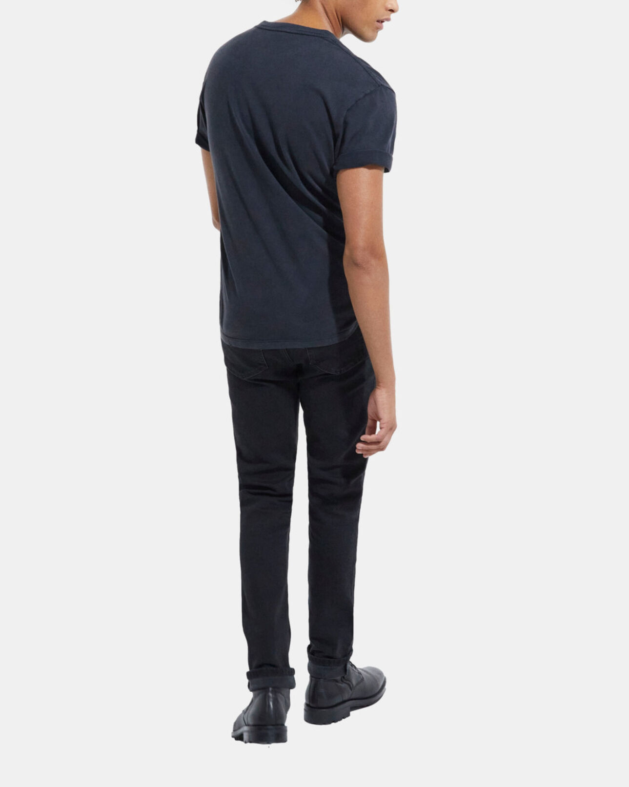 The Kooples MEN BLACK black screen print t-shirt