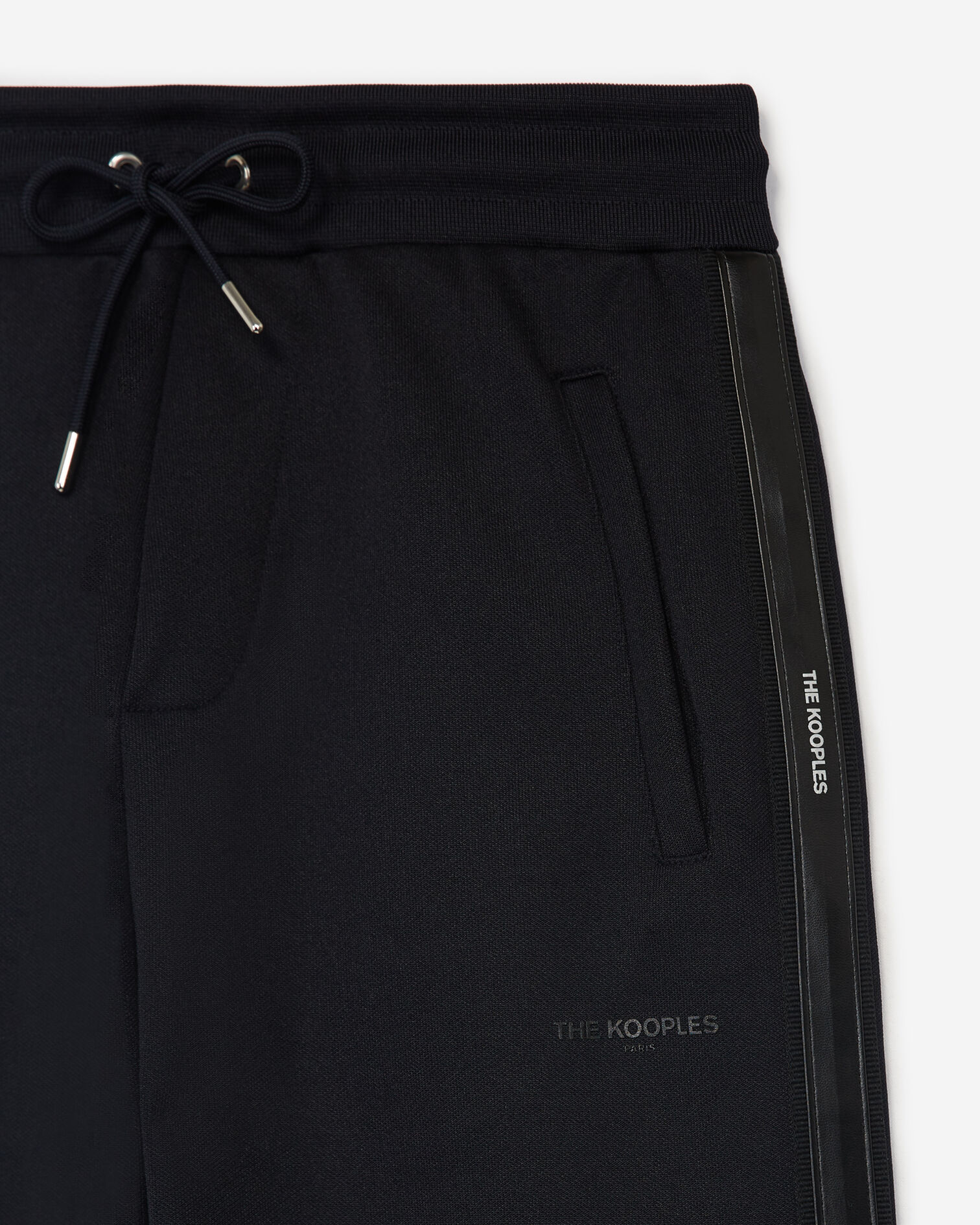 Marineblaue Jogginghose mit weißen Streifen, NAVY, hi-res image number null