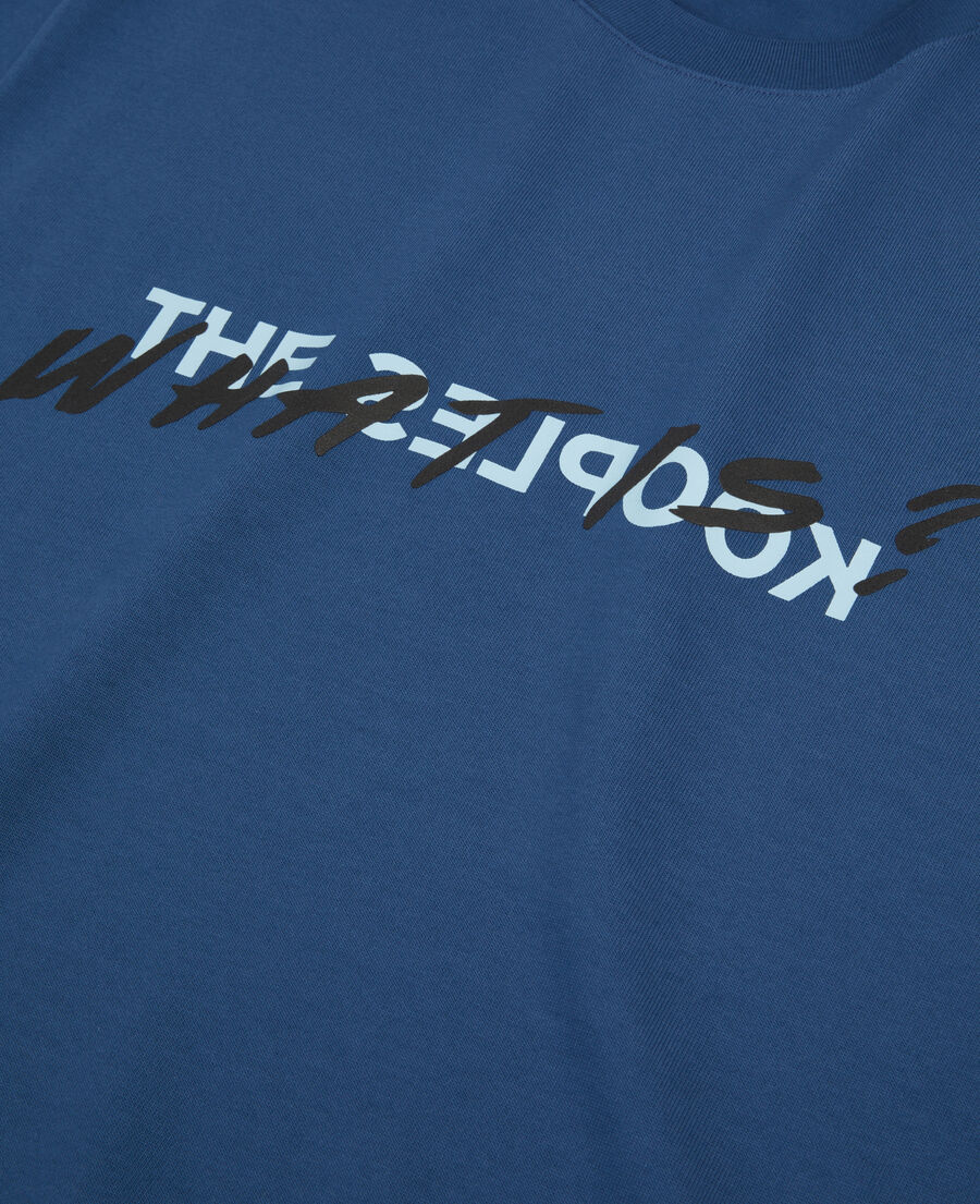The Kooples HOMME MIDDLE NAVY t-shirt what is bleu roi