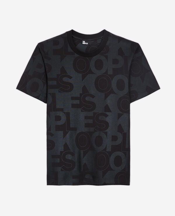 t-shirt logo the kooples noir