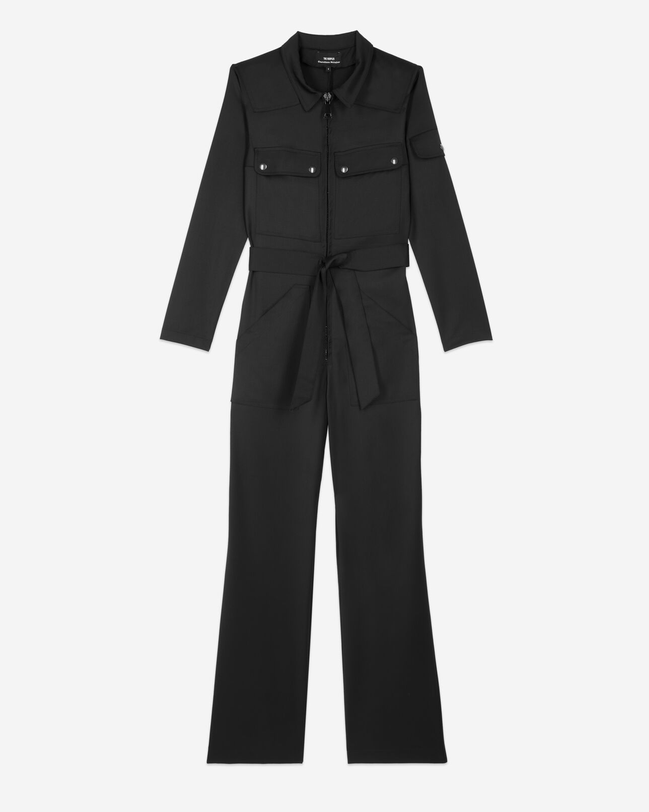 The Kooples WOMEN BLACK black wool the kooples x carolina ritzler jumpsuit