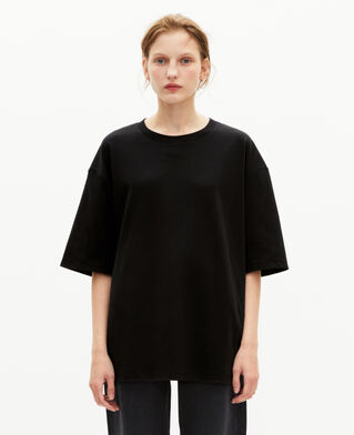 The Kooples HOMBRE BLACK camiseta negra lisa grande mixta