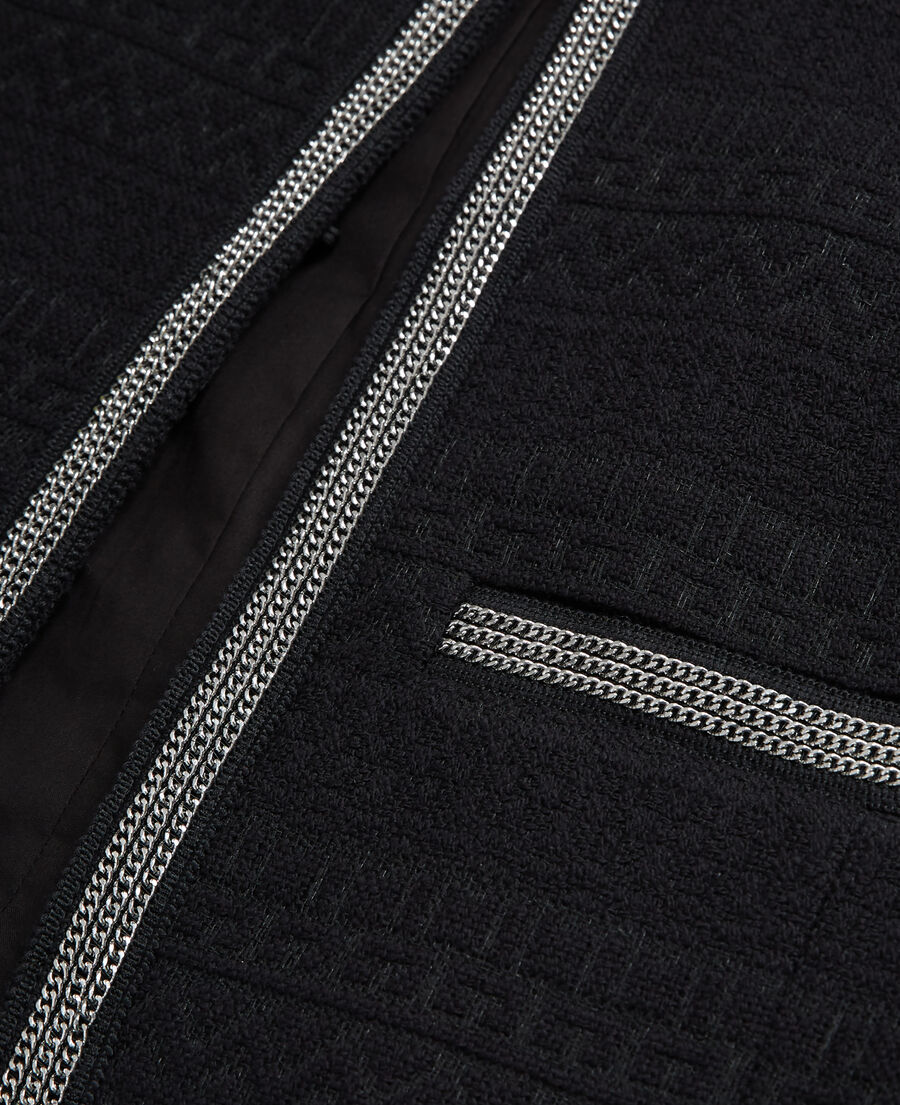 kurze schwarze jacke