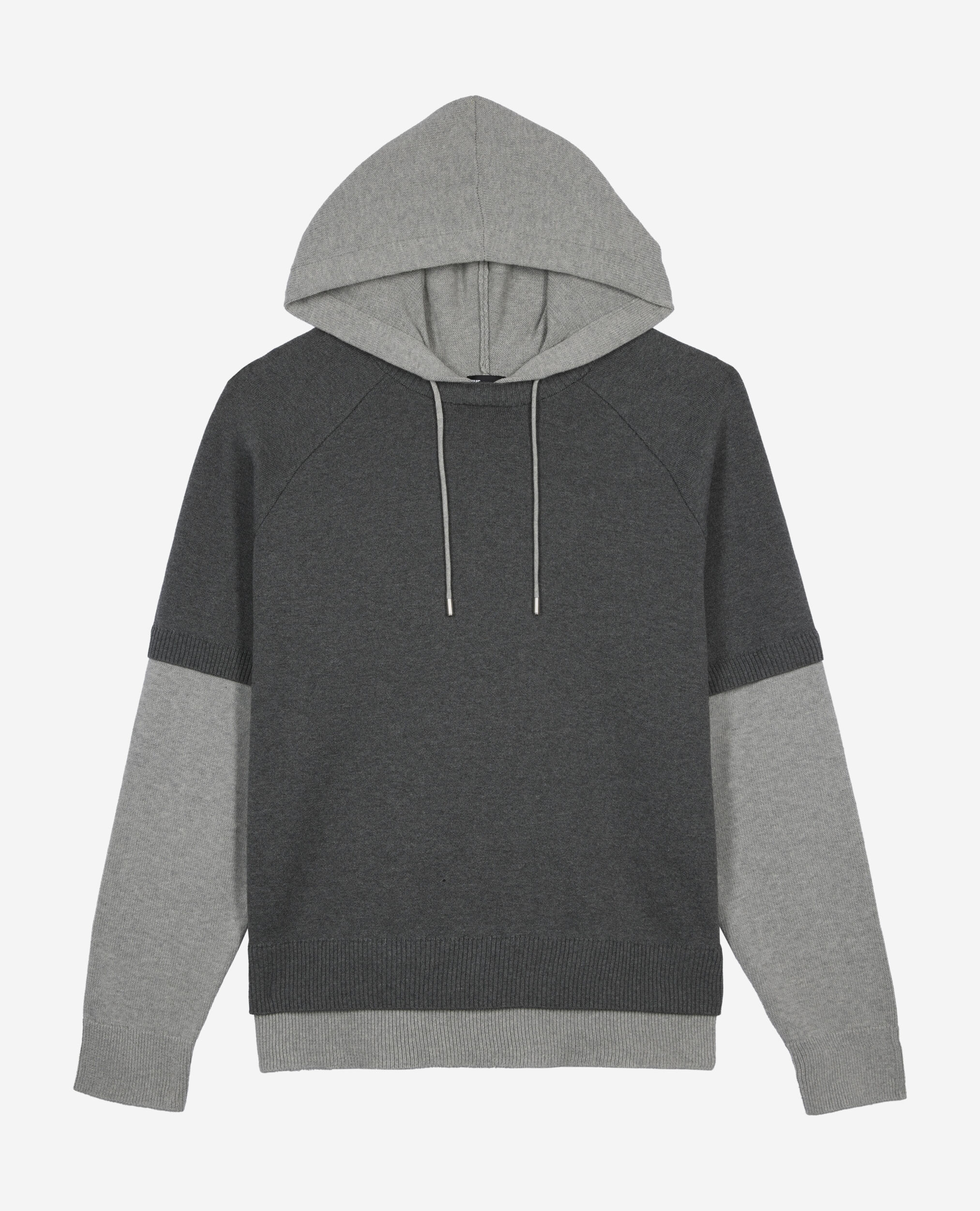 Grauer Pullover aus Baumwolle, MIDDLE GREY / ANTHRACITE, hi-res image number null