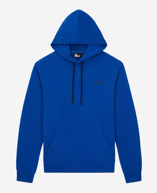 The Kooples HERREN BLUE ELECTRIC blaues sweatshirt mit the kooples logo