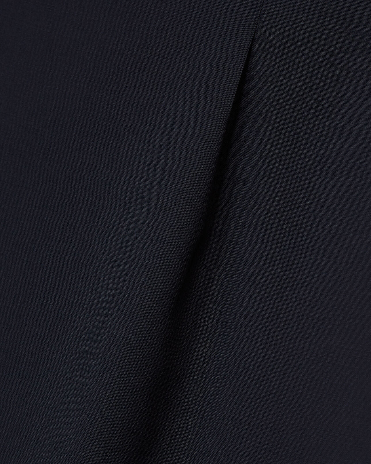 The Kooples F NAVY navy blue pencil skirt in wool with pockets