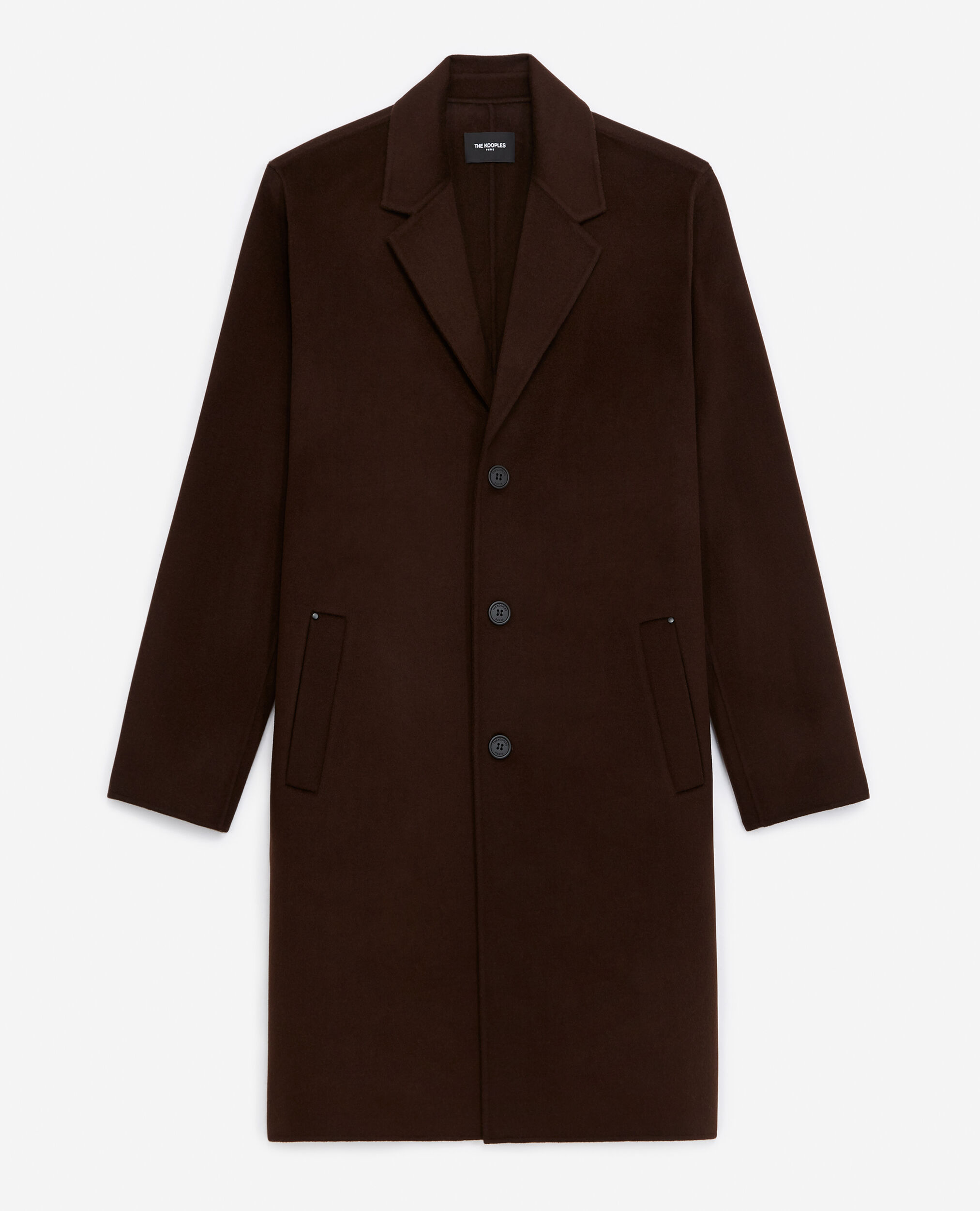 bershka long double faced coat