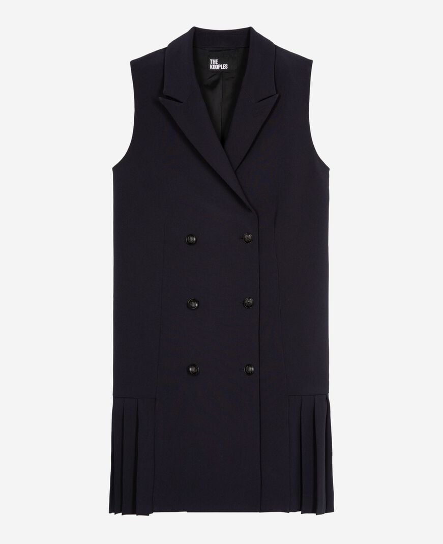 The Kooples WOMEN NAVY short navy suit dress