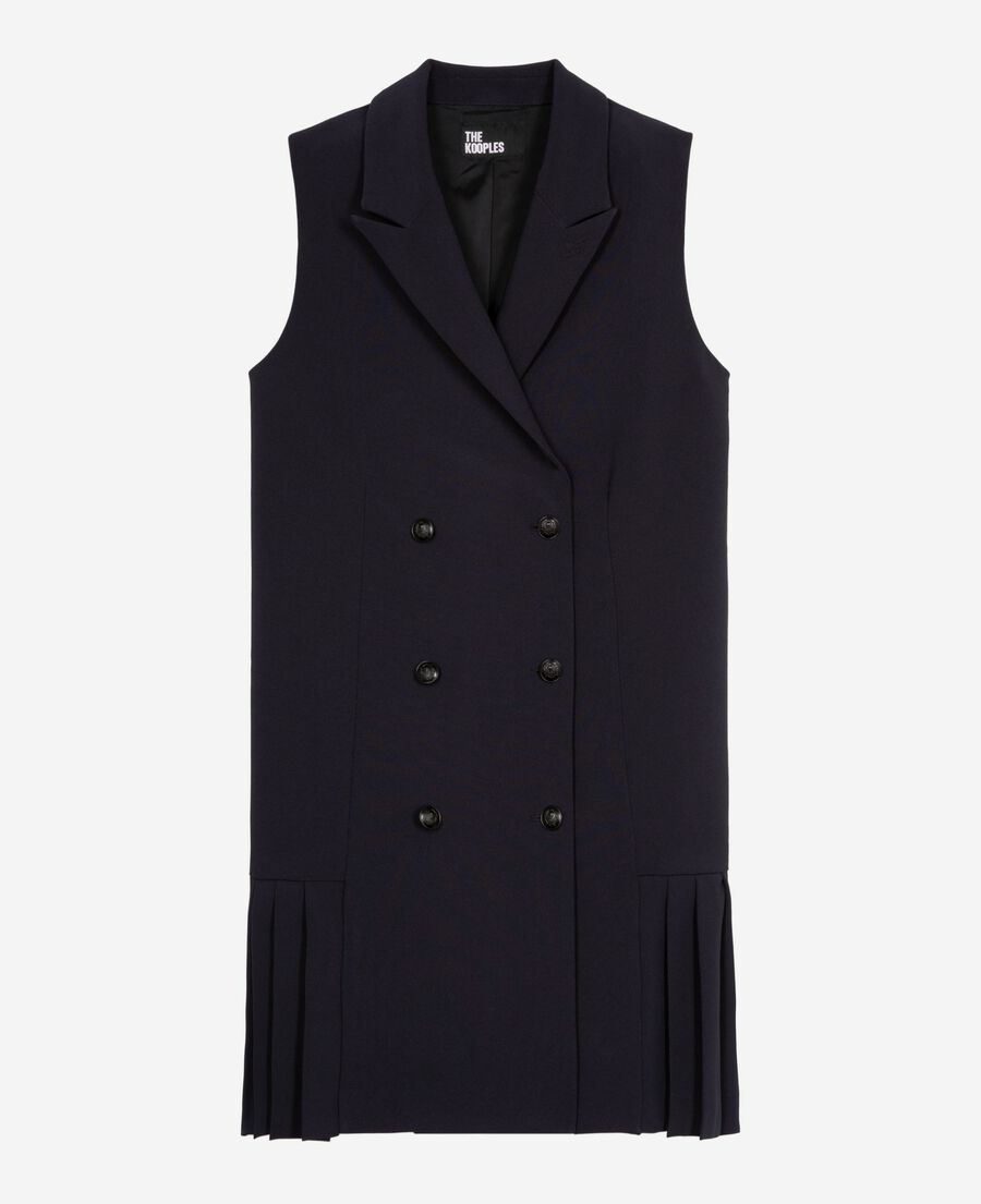 The Kooples WOMEN NAVY short navy suit dress